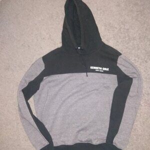 Mens Grey&Black Kenneth Cole hoodie.
